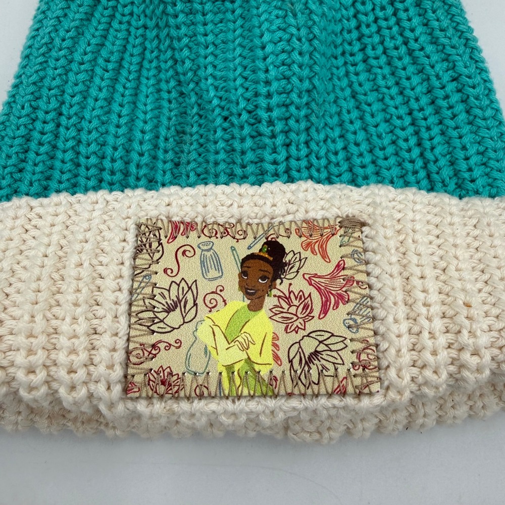 Disney Parks Love Your Melon Tiana Princess & the Frog Beanie TODDLER SIZE Pom - Picture 3 of 9